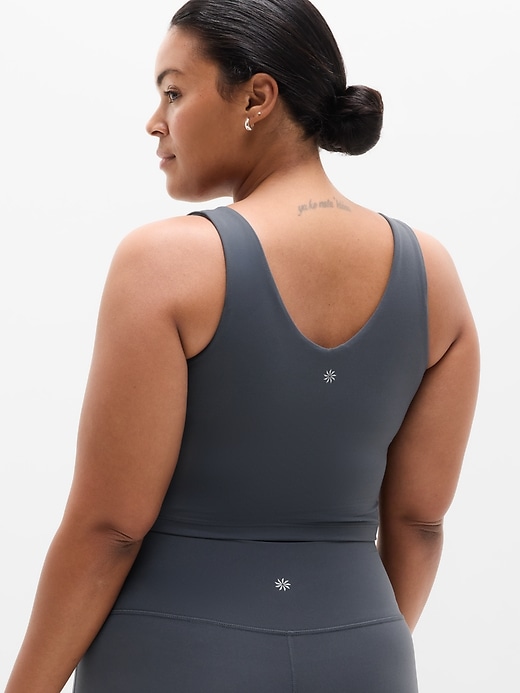 Image number 6 showing, Transcend V-Neck Crop Sports Bra D-DD