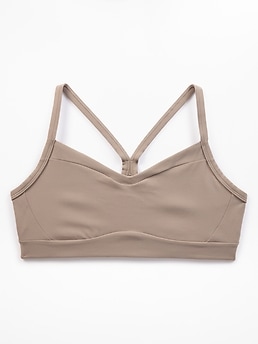 Athleta Vital Sports Bra A-C - Brown (Mortar Mushroom) - 819515442