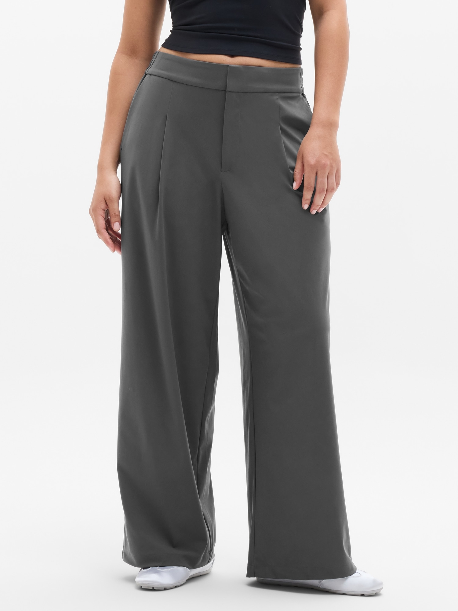 FRONT2LINE ♥ Bandha Soft Women's Pants / 追跡付 Soft Linen Pants | Gap Factory