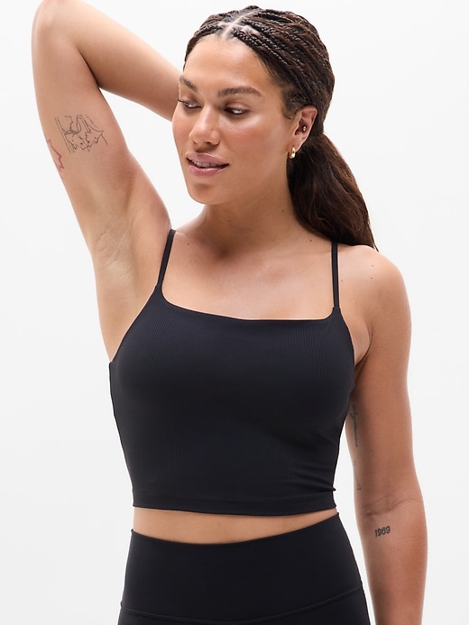 Image number 1 showing, Transcend Rib Crop Bra