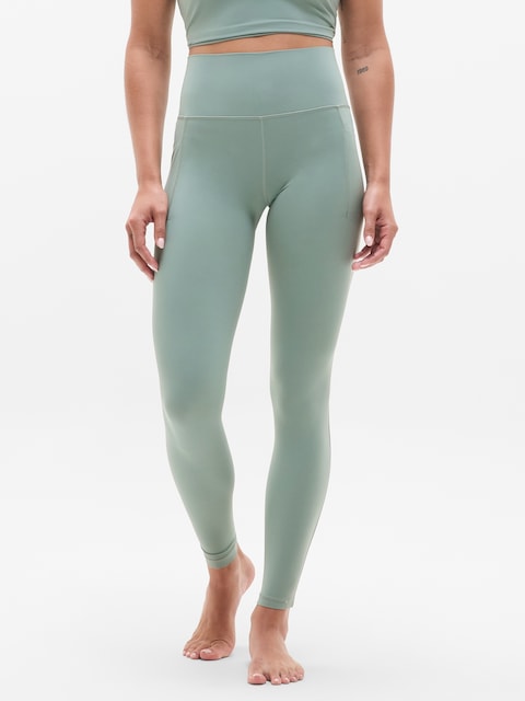 Salutation Stash High Rise Legging - Agave