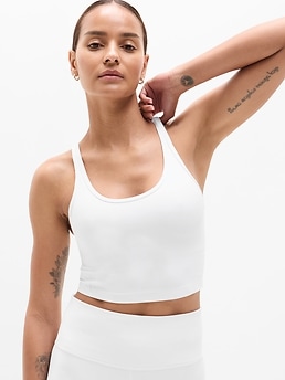 Intention Crop Bra A-C - White - image 2