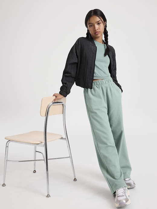 Image number 5 showing, Athleta Girl Right Moves Rib Double Up Tee