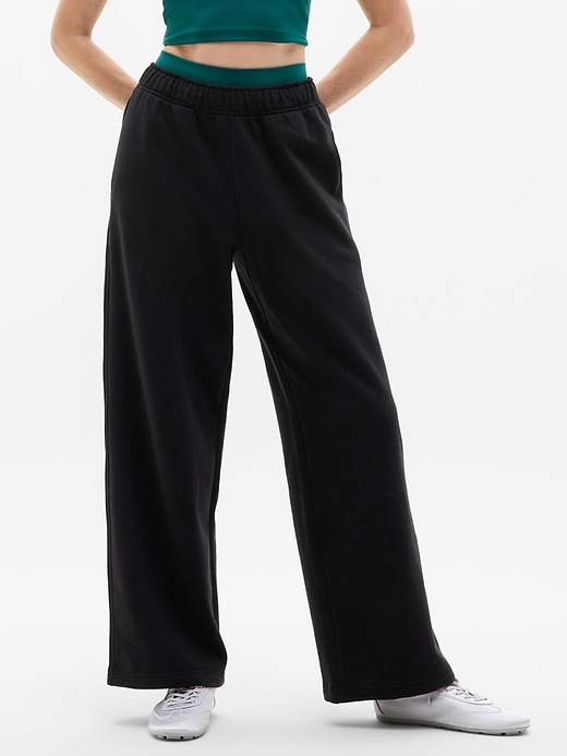 Image number 1 showing, Forever Fleece Wide Leg