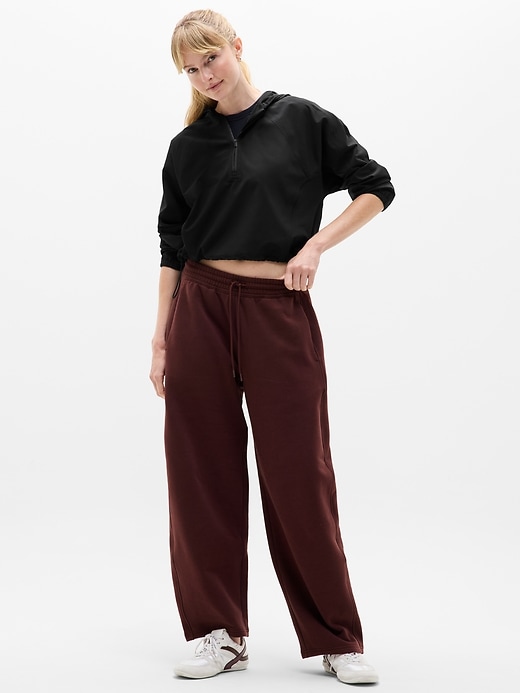 Image number 2 showing, Forever Fleece Mid Rise Barrel Pant