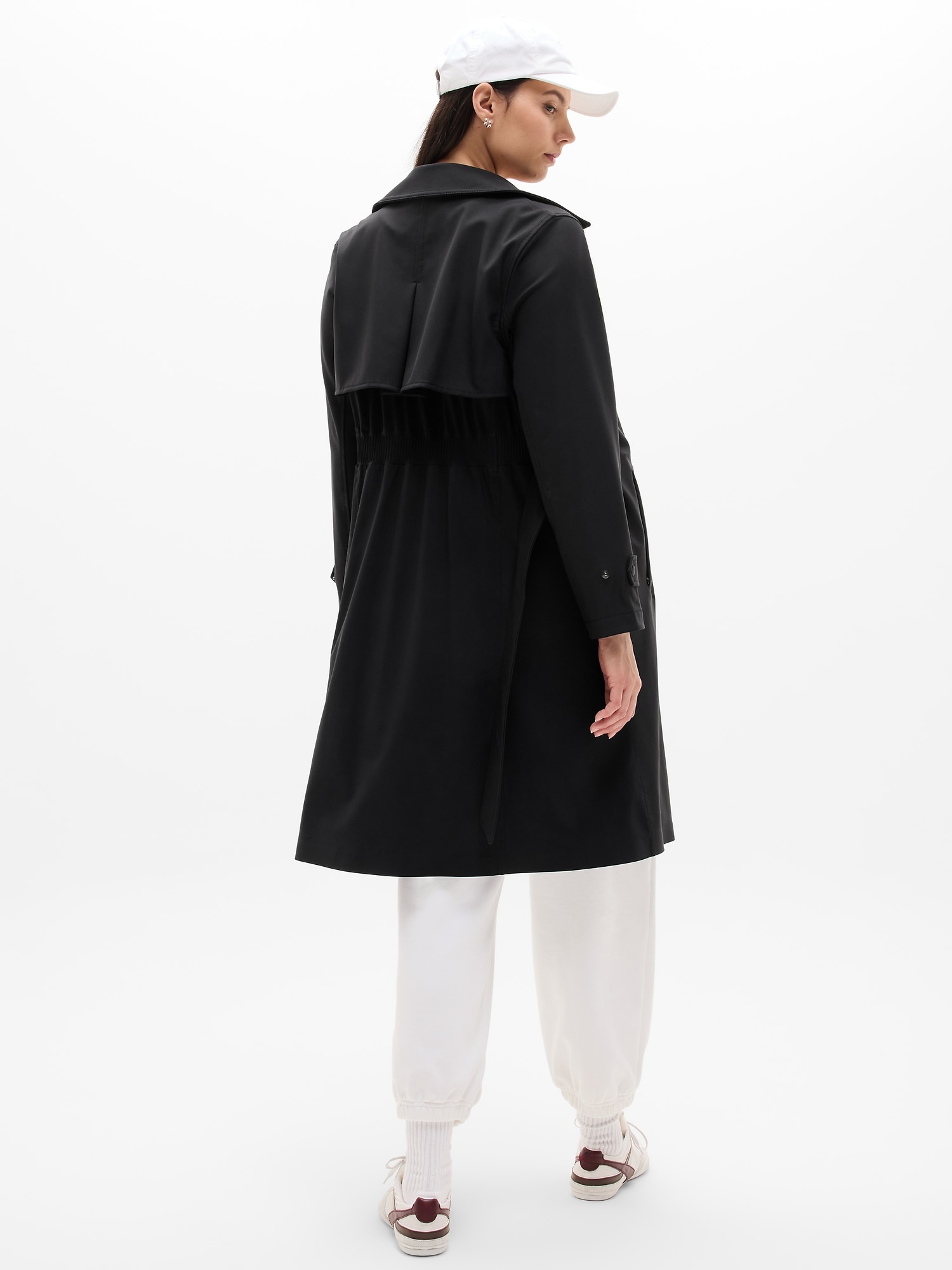 Athleta Stellar Trench - Black (Black)