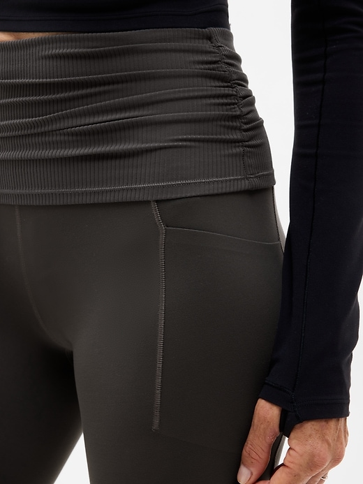 Image number 5 showing, Salutation Stash Fold Over 7/8 Legging