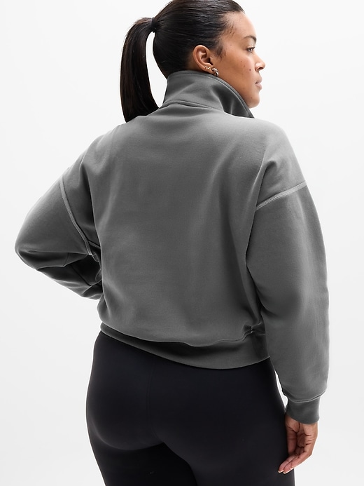 Image number 5 showing, Forever Fleece 1/2 Zip High Hip Sweatshirt