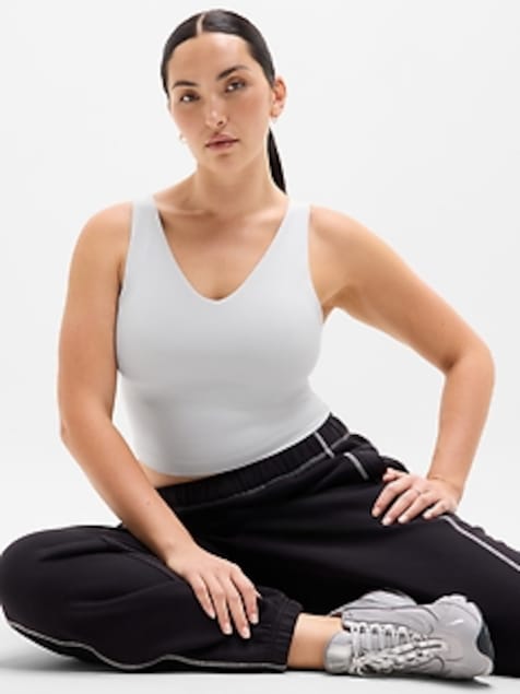 Transcend V-Neck Crop Sports Bra D-DD