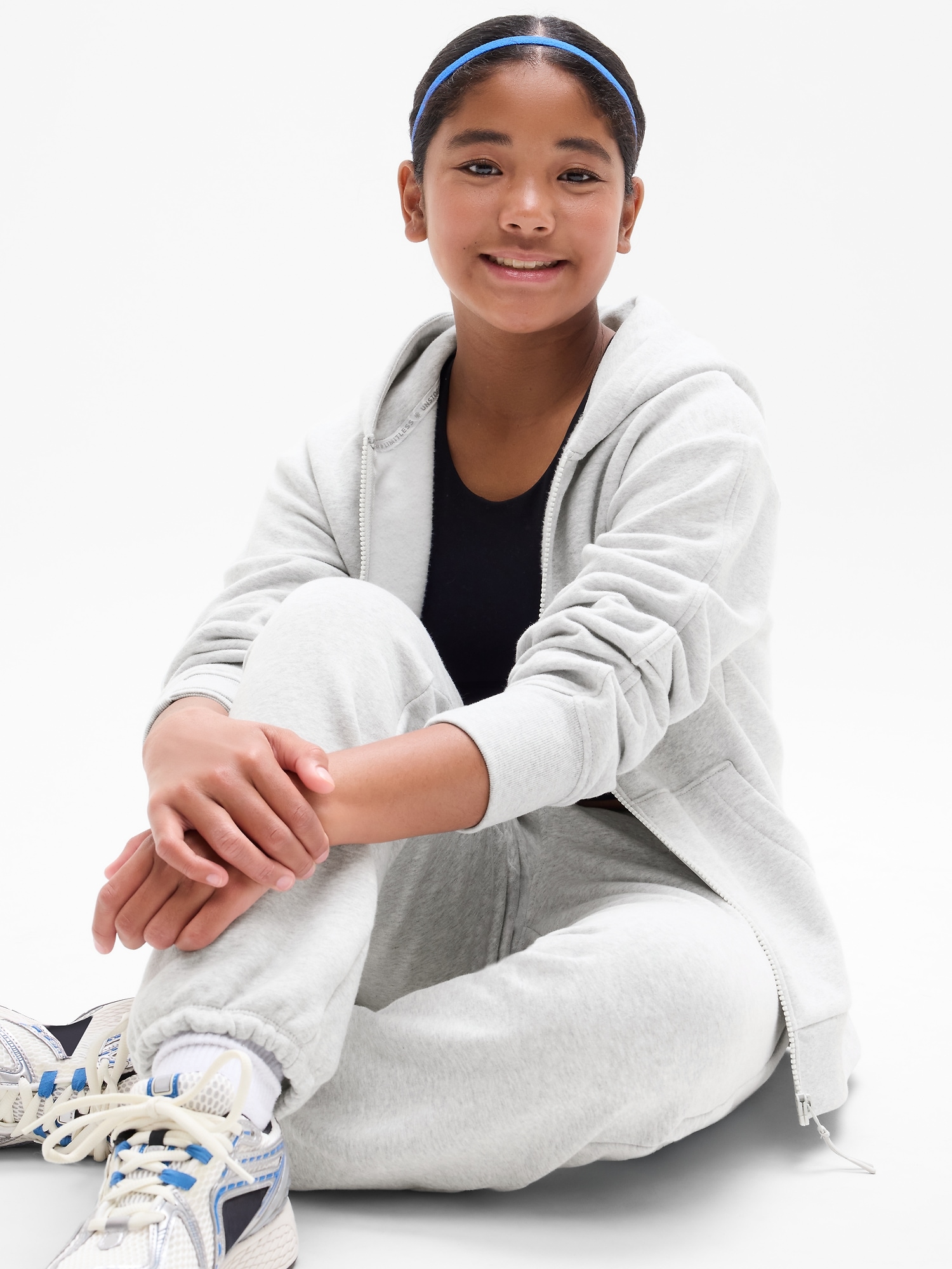 Athleta Girl All Day Full Zip Sweatshirt