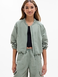 Image number 1 showing, Athleta Girl Roam Around Bomber