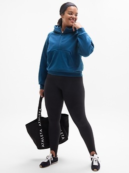 Forever Fleece 1/2 Zip Hoodie - Blue - image 4