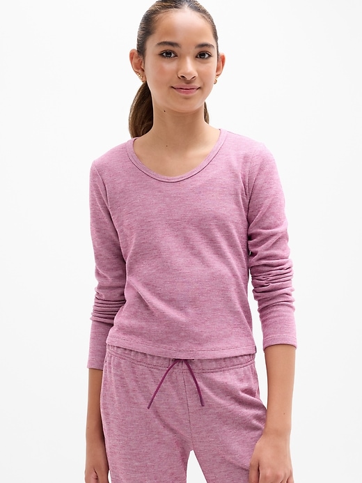 Image number 1 showing, Athleta Girl Rib Scoop Top