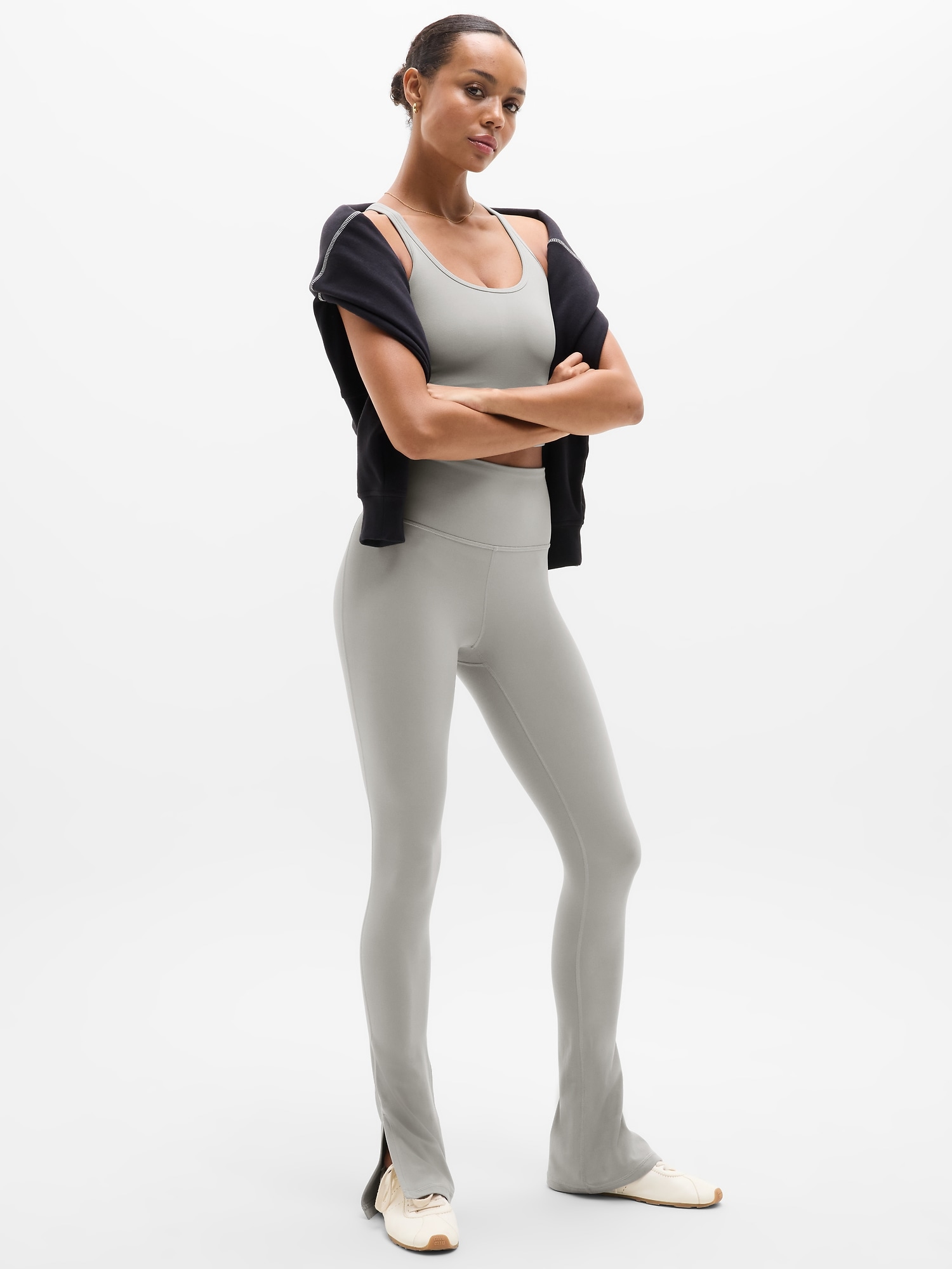 Elation Ultra High Rise Split Slim Flare Pant