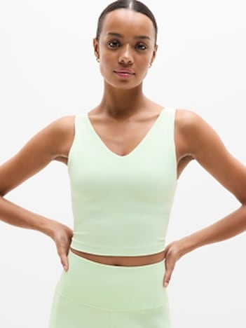 Transcend V-Neck Crop Sports Bra D-DD