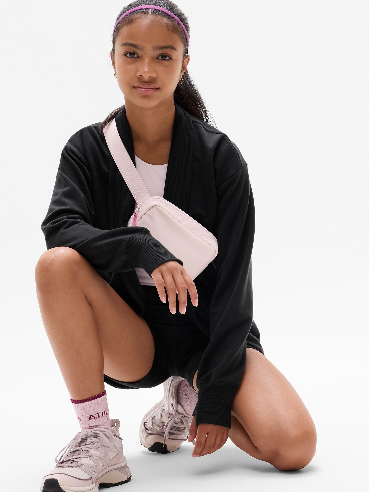 Athleta Girl Wrap 'n Roll Cardigan