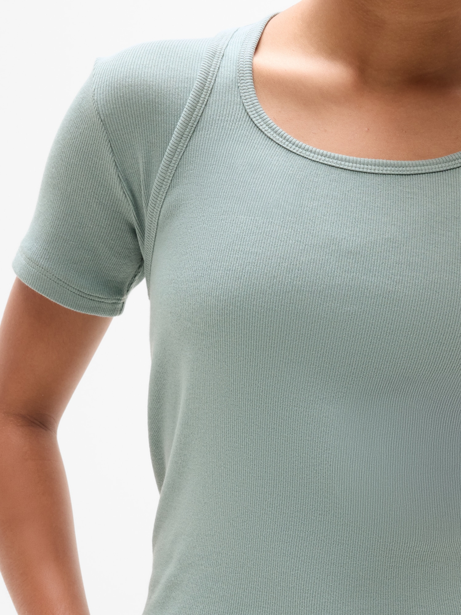 Athleta Girl Right Moves Rib Double Up Tee