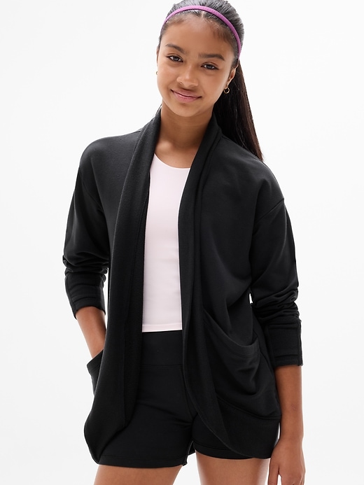 Image number 1 showing, Athleta Girl Wrap 'n Roll Cardigan