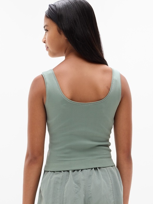 Image number 2 showing, Athleta Girl Rise Above Rib Crop Tank