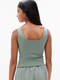 Image number 2 showing, Athleta Girl Rise Above Rib Crop Tank