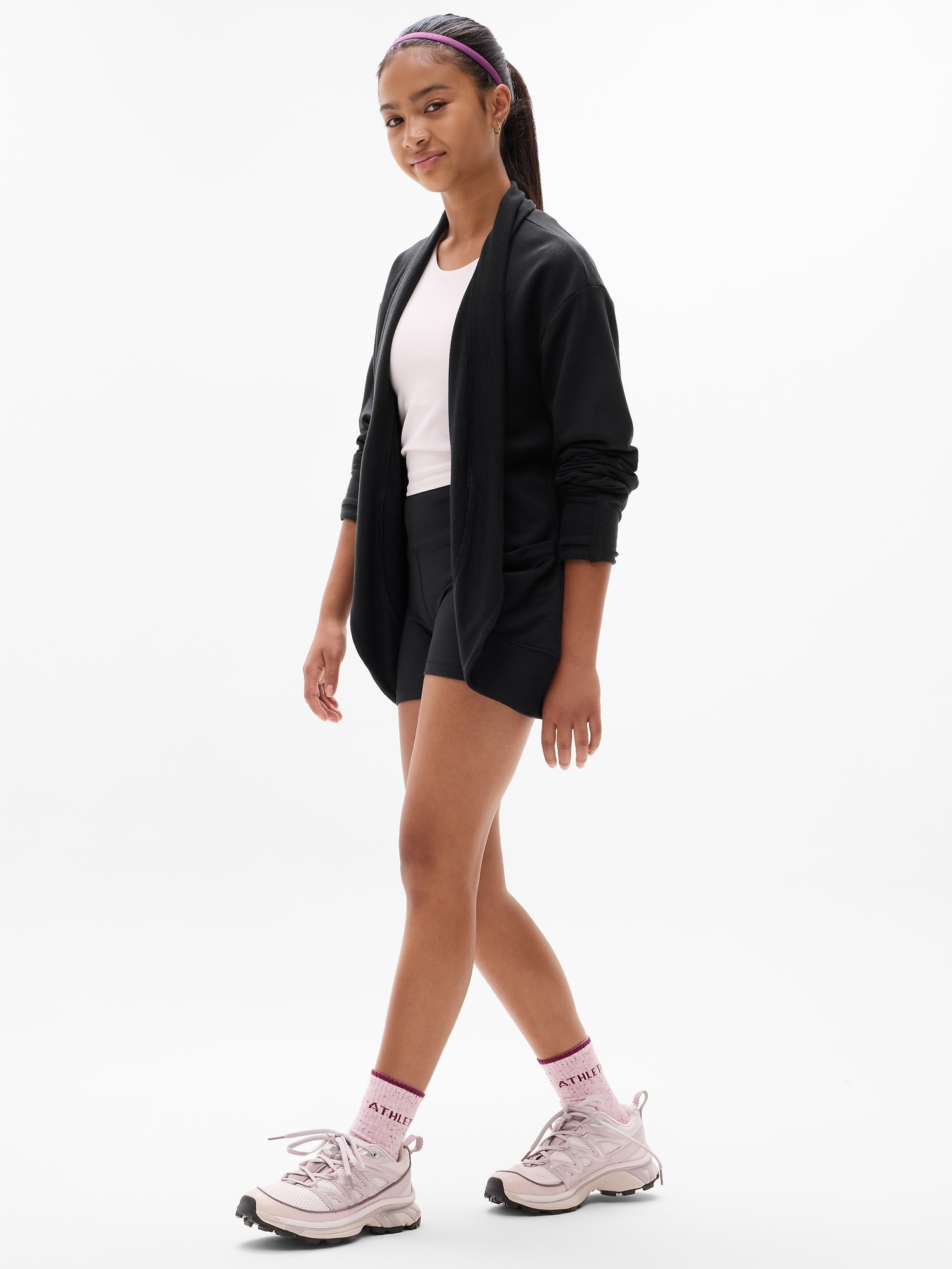 Athleta Girl Wrap 'n Roll Cardigan