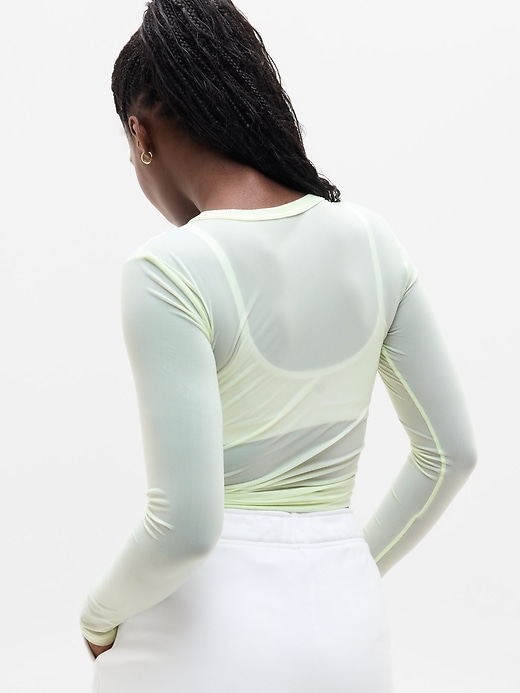 Image number 6 showing, Sheer Mesh Top