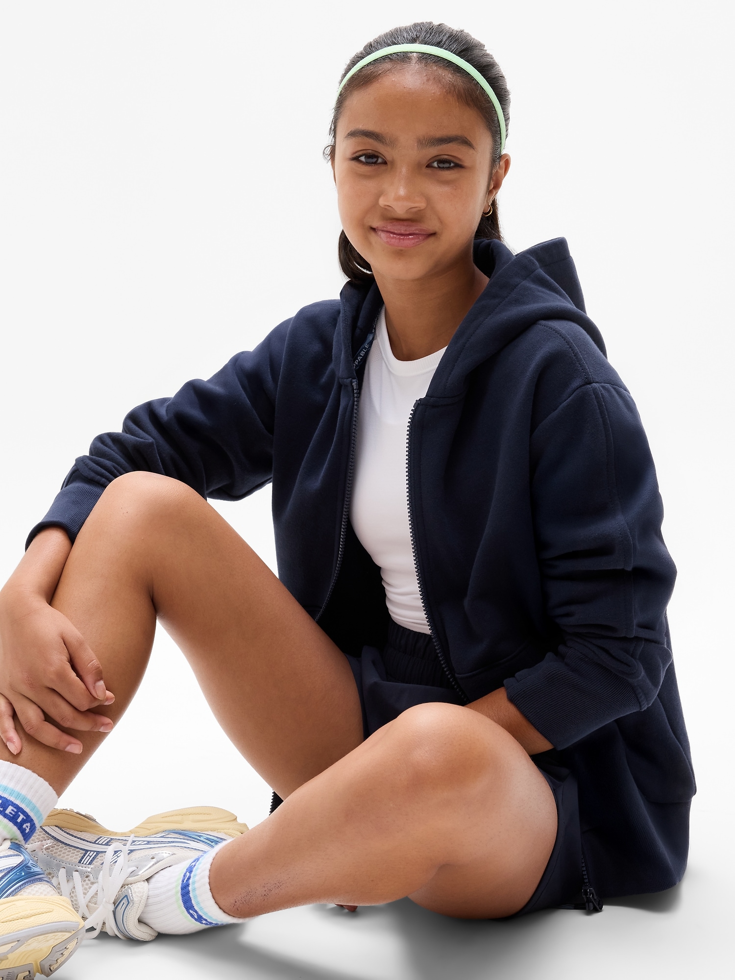 Athleta Girl All Day Full Zip Sweatshirt