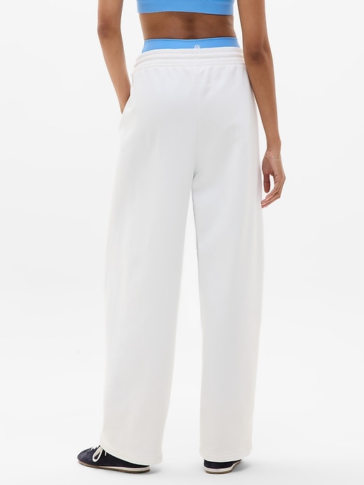Image number 3 showing, Forever Fleece Mid Rise Barrel Pant