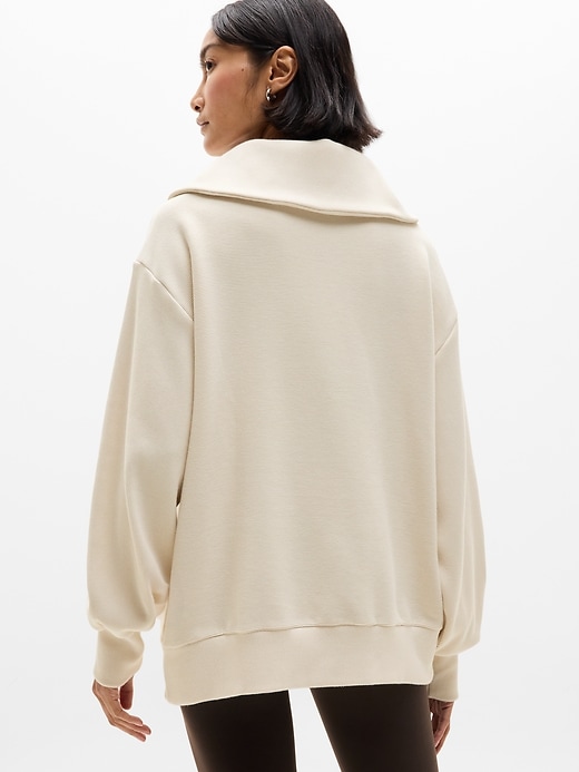 Image number 3 showing, Ottoman Rib 1/4 Zip Sweatshirt