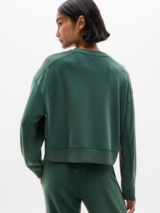 Image number 2 showing, Seasoft Rib Crewneck Sweatshirt