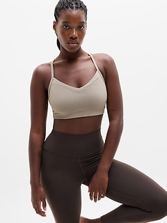 Athleta Vital Sports Bra A-C - Brown (Mortar Mushroom) - 819515442