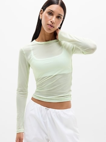 Sheer Mesh Top
