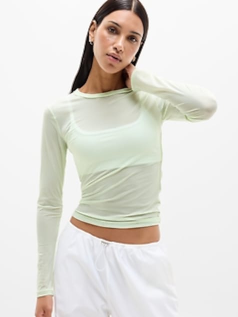 Sheer Mesh Top