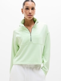 Image number 1 showing, Seasoft Rib 1/4 Zip Popover