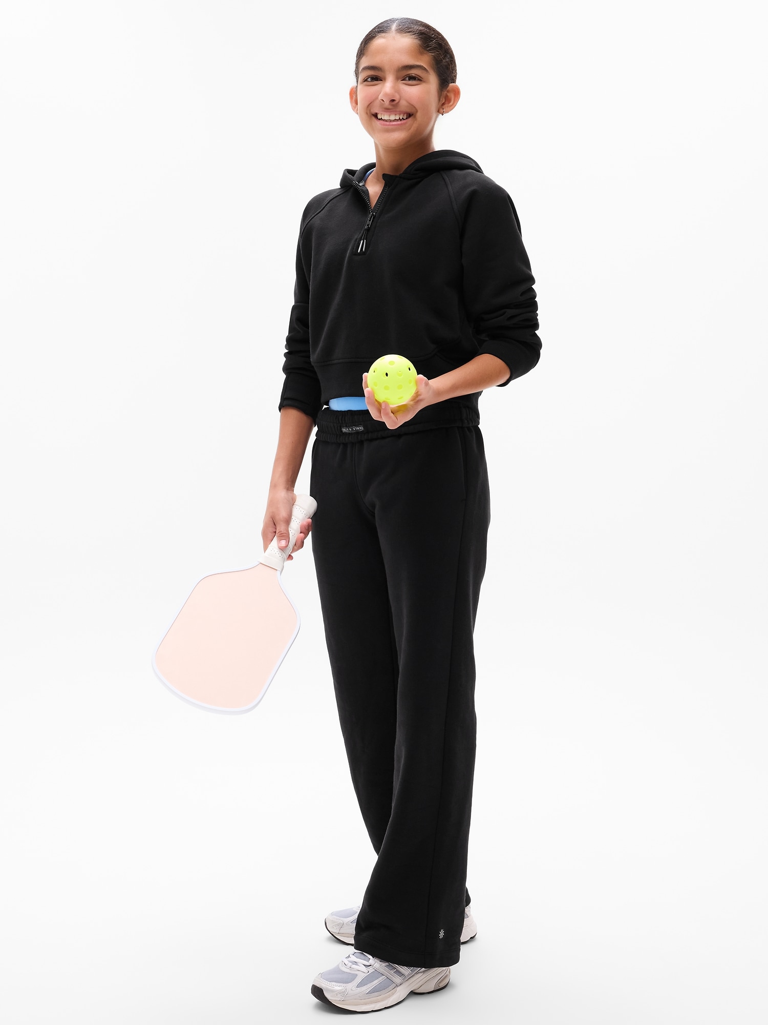 Athleta Girl All Day Half Zip Hoodie