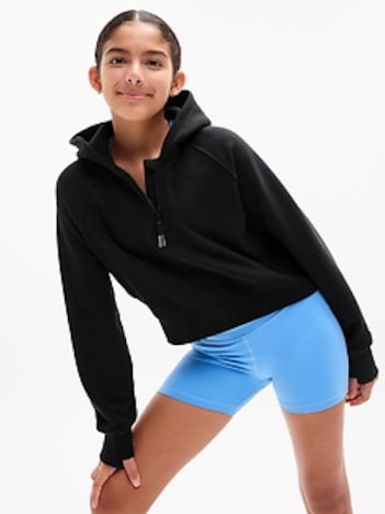 Athleta Girl All Day Half Zip Hoodie