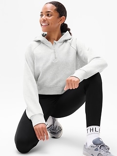 Athleta Girl All Day Half Zip Hoodie