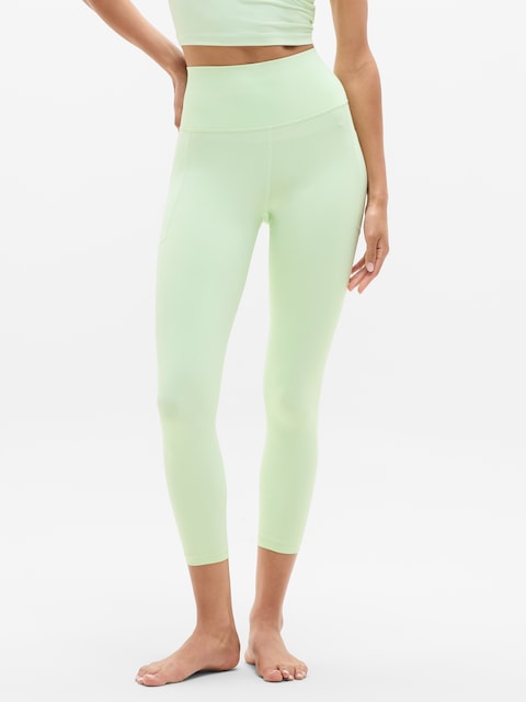 Salutation Stash High Rise 7/8 Legging - Honeydew
