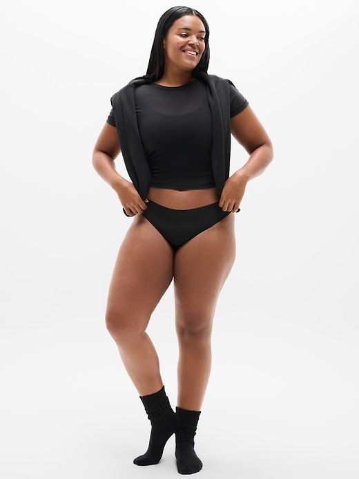 Image number 5 showing, Sleek Form No Show Bikini Underwear 3-Pack