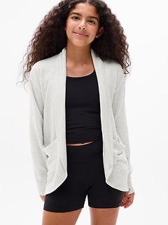 Athleta Girl Wrap 'n Roll Cardigan