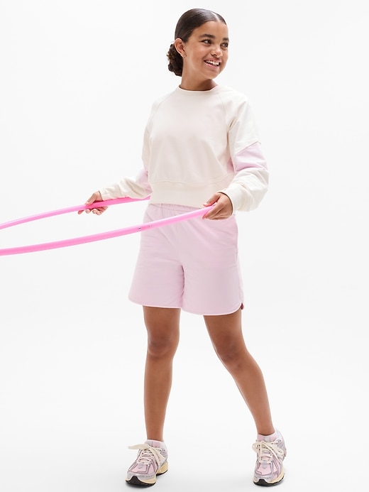 Image number 2 showing, Athleta Girl All Day Colorblock Sweatshirt