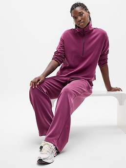 Seasoft Quarter Zip - Purple - image 4