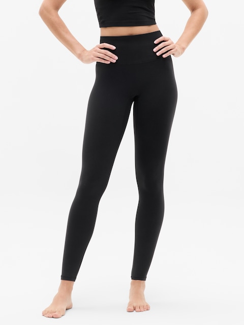 Elation No Front Seam Legging - Black