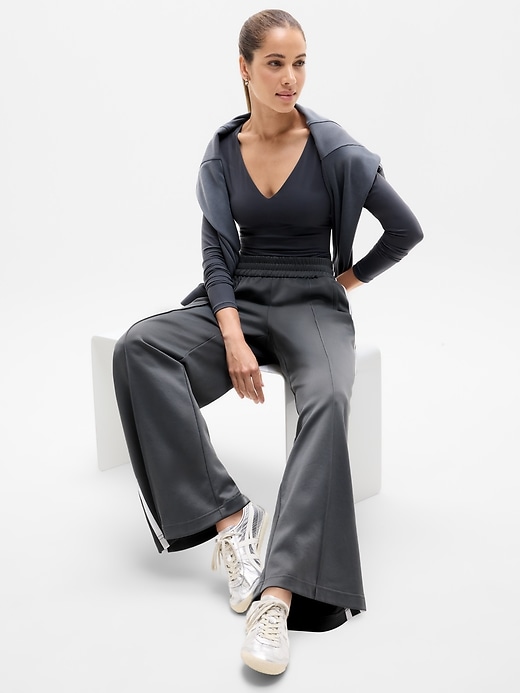 Image number 2 showing, BodyMove Plunge Long Sleeve Bodysuit