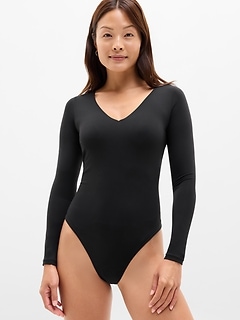 BodyMove Plunge Long Sleeve Bodysuit