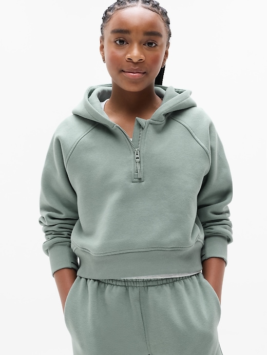 Image number 1 showing, Athleta Girl All Day Half Zip Hoodie