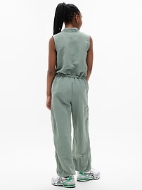 Image number 2 showing, Athleta Girl Utility Woven Jumpsuit