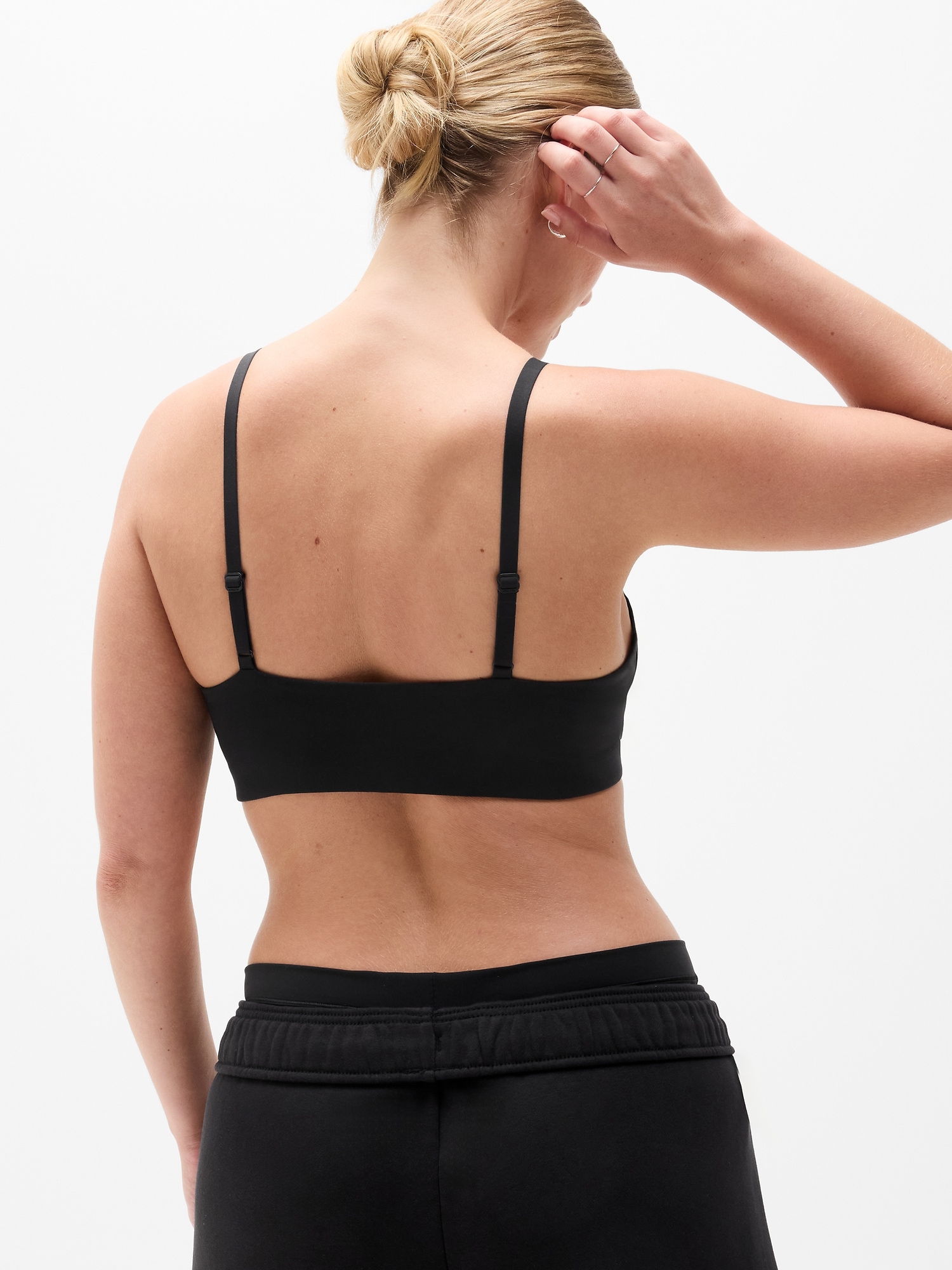 Бралетт BodyMove A-C, глубокий вырез — Athleta, цвет: Чёрный — фото 5