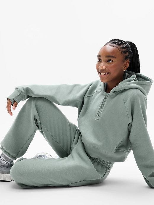 Image number 3 showing, Athleta Girl All Day Half Zip Hoodie