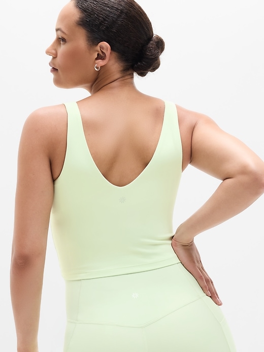 Image number 6 showing, Transcend V-Neck Crop Sports Bra A-C